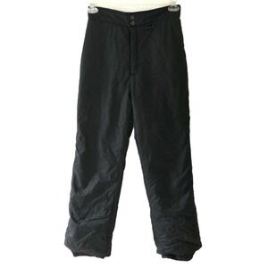 Vintage 80s Solus Ski Pants Black Woman’s Small Elastic Waist Legs